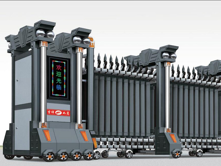 西安電動伸縮門-古銅盛世